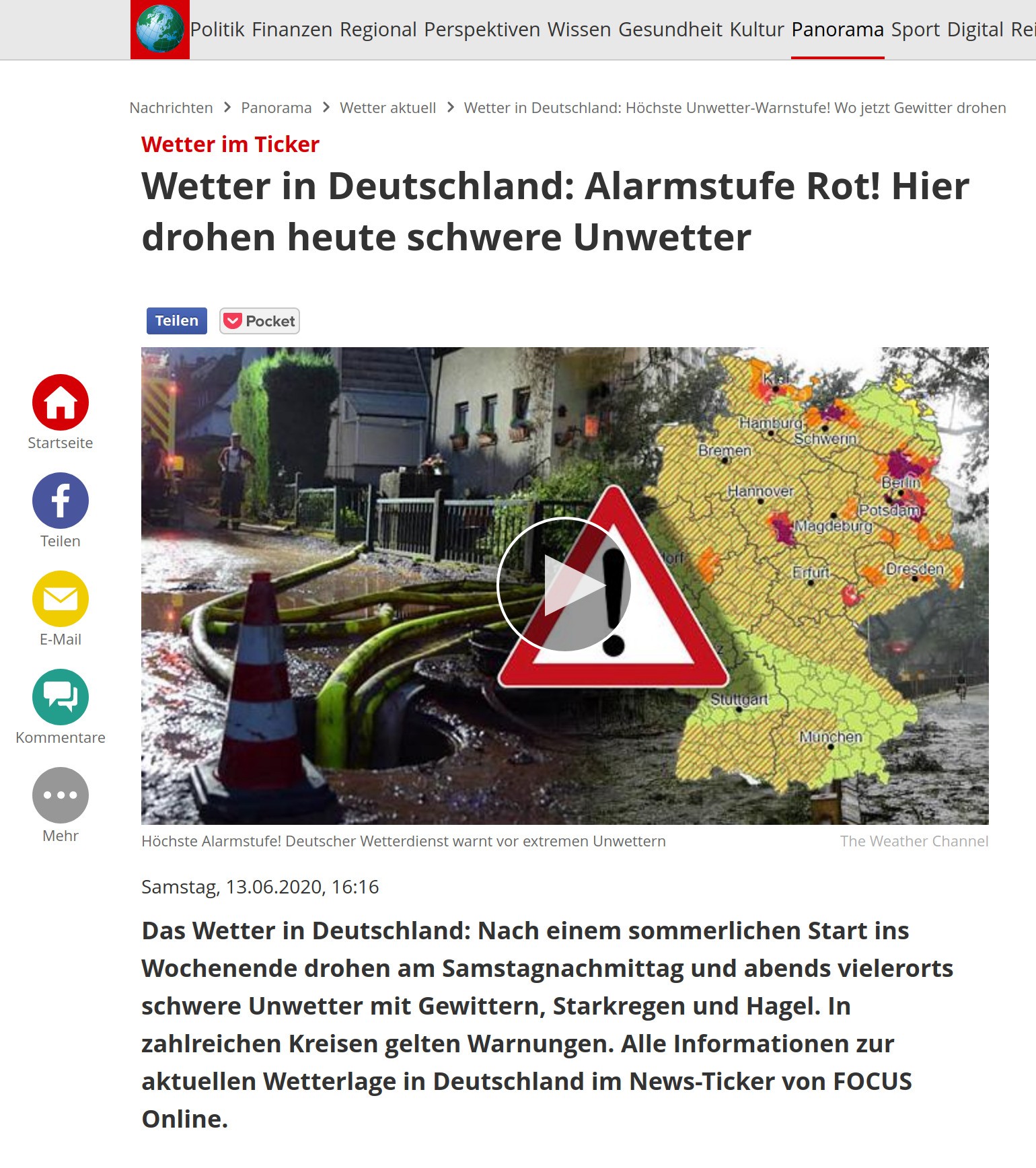 Elementarschadenversicherung – mir kann das doch nicht passieren!
