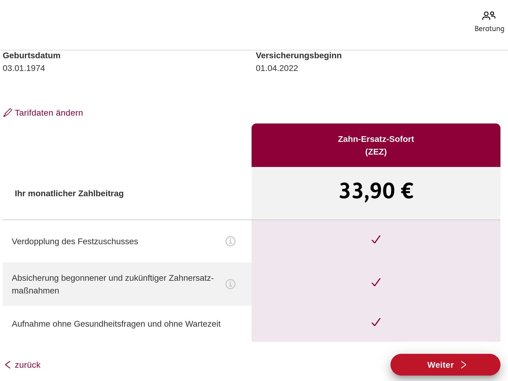 ERGO Zahnzusatzversicherung mit Sofortleistung im Check 1 ERGO Zahnzusatzversicherung mit Sofortleistung im Check